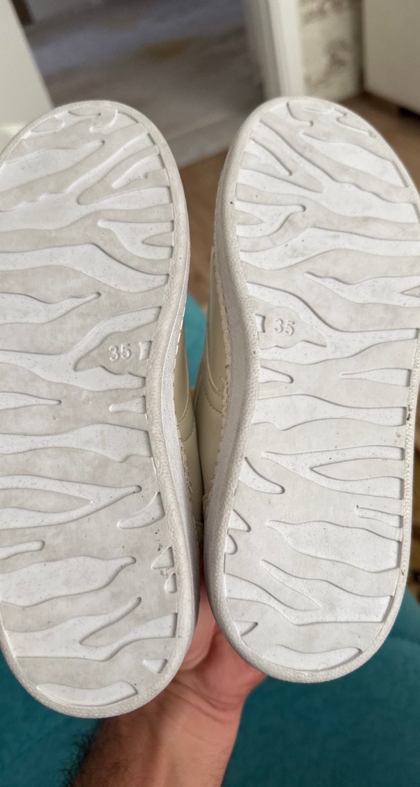 Beyaz Erkek Çocuk Özel Gün Ayakkabısı Velcro - Görsel 3