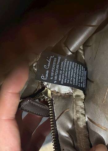 Kahverengi Baskılı Kadın Deri Sırt Çantası - Görsel 4