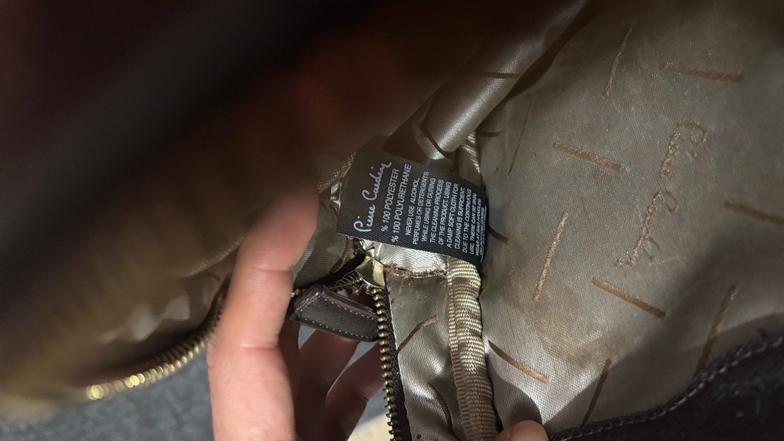 Kahverengi Baskılı Kadın Deri Sırt Çantası - Görsel 4