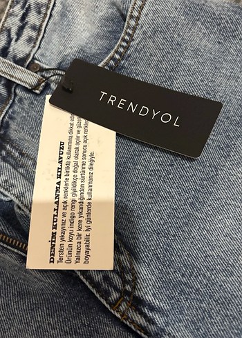 Gri Midi Boy Bol Kesim Kadın Kot Pantolon - Görsel 4