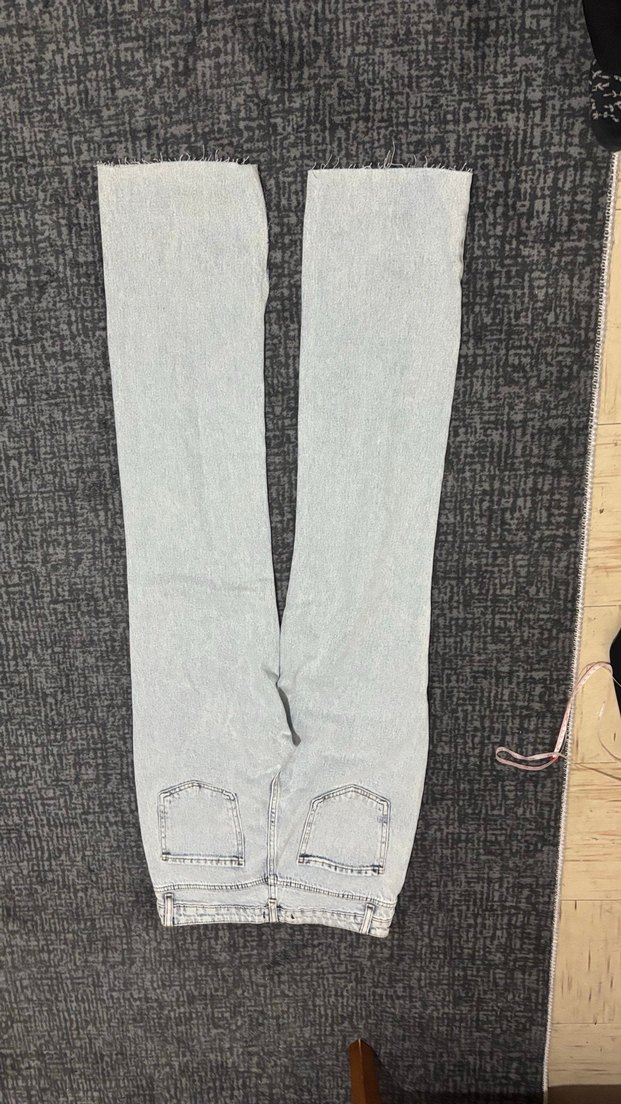 Gri Regular Fit Midi Kot Pantolon - Görsel 3