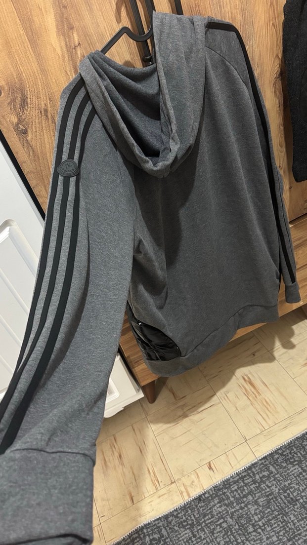 Moncler Gri Kapüşonlu Erkek Sweatshirt - Görsel 5