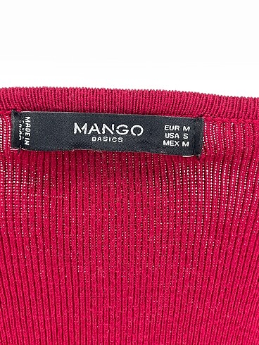 m Beden bordo Renk Mango Triko Elbise %70 İndirimli.