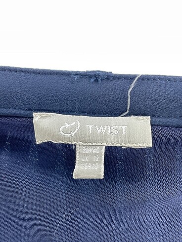 40 Beden lacivert Renk Twist Mini Etek %70 İndirimli.