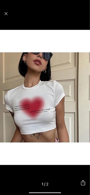 l Beden crop tisort