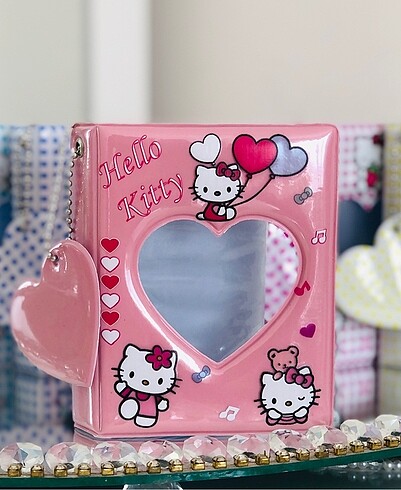 Hello Kitty Binder Kpop Kawai Pckart Fotokartlık Mini Albüm