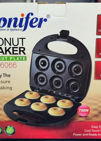 Siyah 750W Donut Makinesi