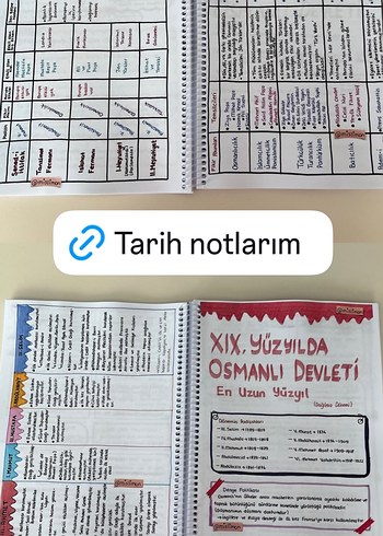 Tarih notu el yazılı