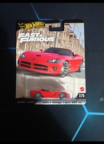 HOT WHEELS PREMİUM F&F DODGE VİPER SRT 10