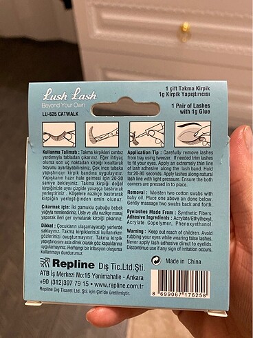 Beden Lush lash 3D ipek takma kirpik 625 Catwalk