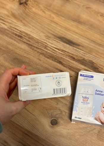 Bej Anne Sütü Saklama Poşeti 50'li Paket - Görsel 6
