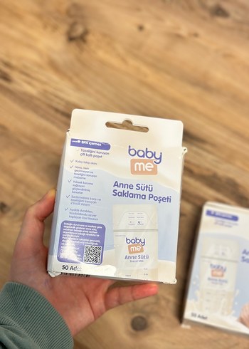 Bej Anne Sütü Saklama Poşeti 50'li Paket - Görsel 5