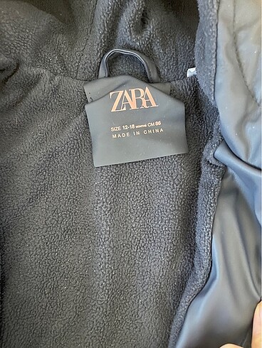 Zara Zara içi polar yağmurluk mont