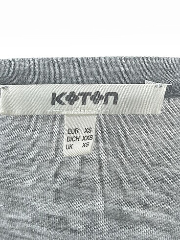 xs Beden gri Renk Koton Bluz %70 İndirimli.