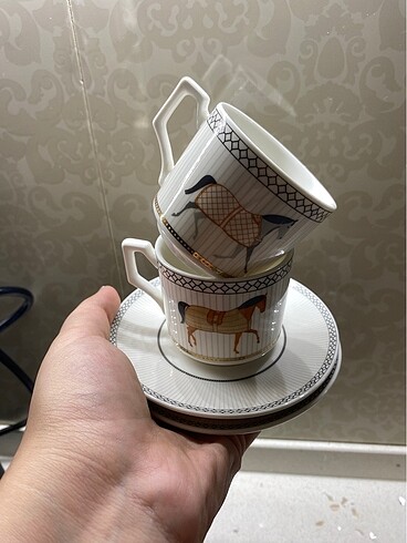  Beden turuncu Renk Hepsi set fincan