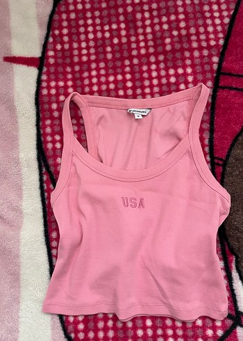 s Beden pembe Renk pink crop top