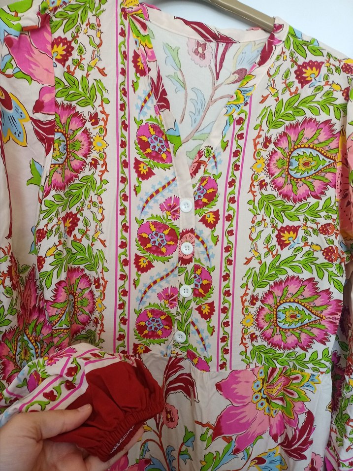 desenli yazlık elbise - Görsel 2