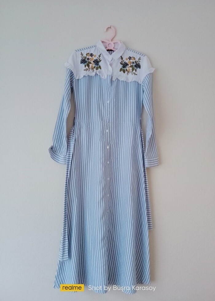 Nakış işlemeli elbise  - Görsel 2