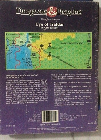  Eye of traldar dungeons&Dragons frp
