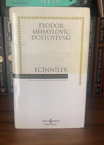 Ecinniler dostoyevski iş Bankası kültür yayınları ciltli şömizli