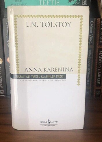 Anna Karenina Tolstoy iş Bankası kültür yayınları ciltli şömizl