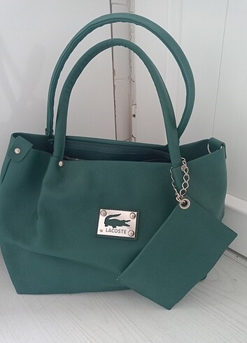 Lacoste Lacoste yeşil kol çantası 