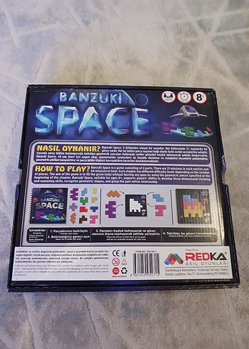 Banzuki Space Kitaplı Tetris Oyunu - Görsel 2