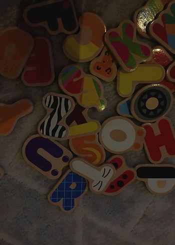 Renkli Ahşap Harfler Eğitici Oyuncak - Görsel 8