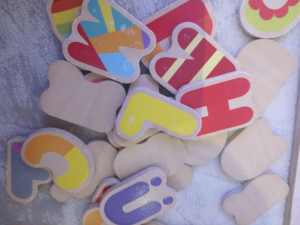 Renkli Ahşap Harfler Eğitici Oyuncak - Görsel 5