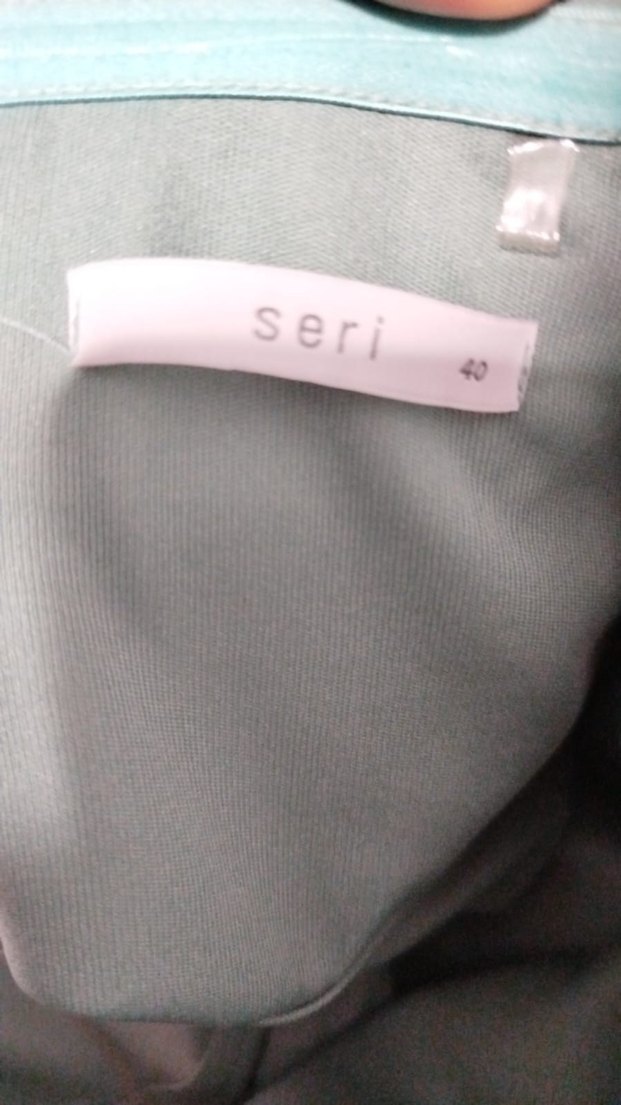 Su yeşili straplez kuyruklu simli Abiye Elbise - Görsel 3