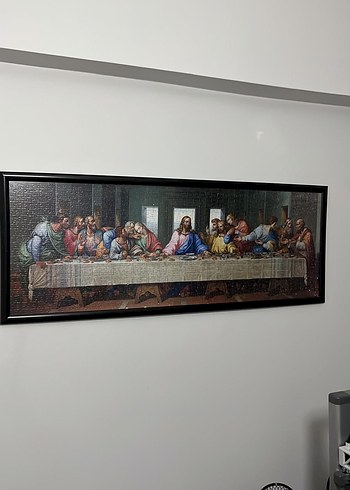 Çerçeveli Son Akşam Yemeği Puzzle