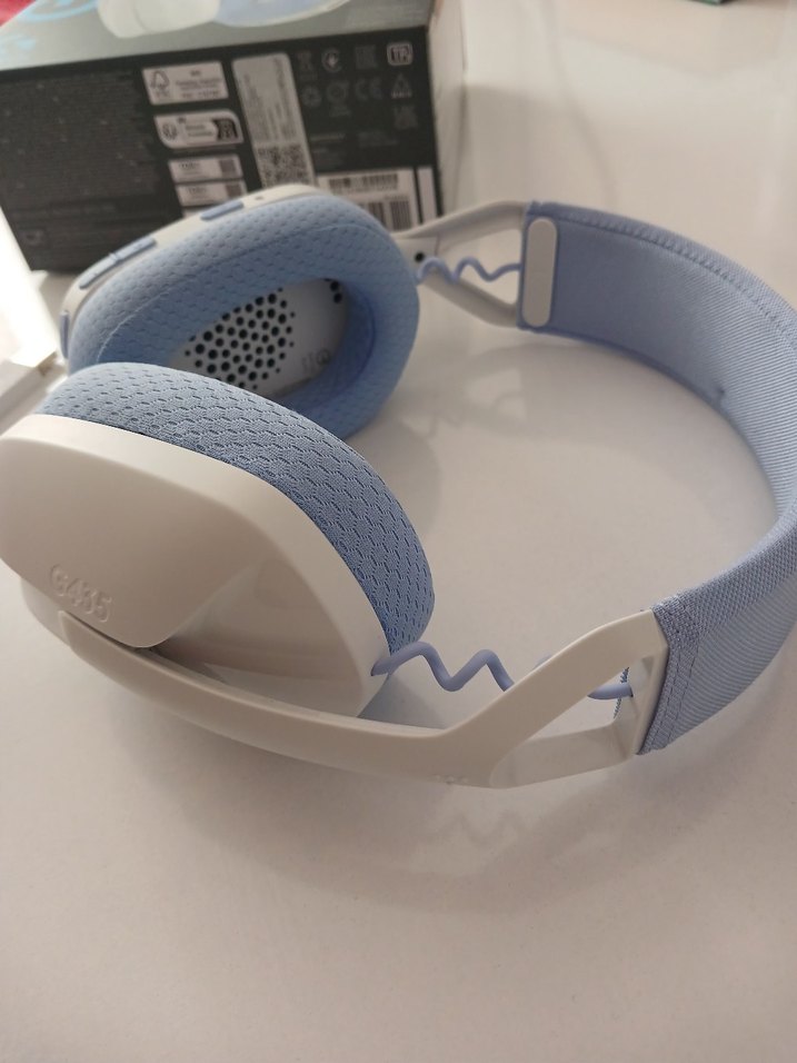 Logitech G435 Mavi-Gri Kablosuz Gaming Kulaklık - Görsel 5