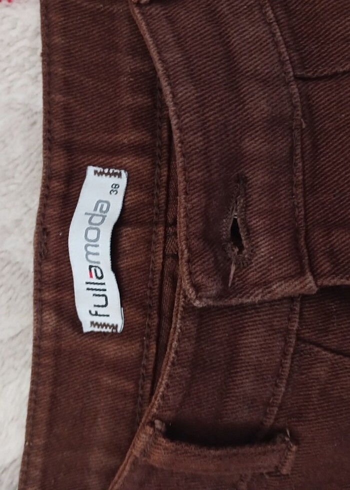 Kahverengi bol pantolon - Görsel 2