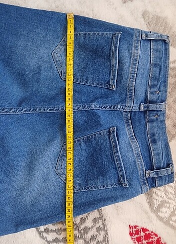 Dar paça likralı kot pantolon - Görsel 2