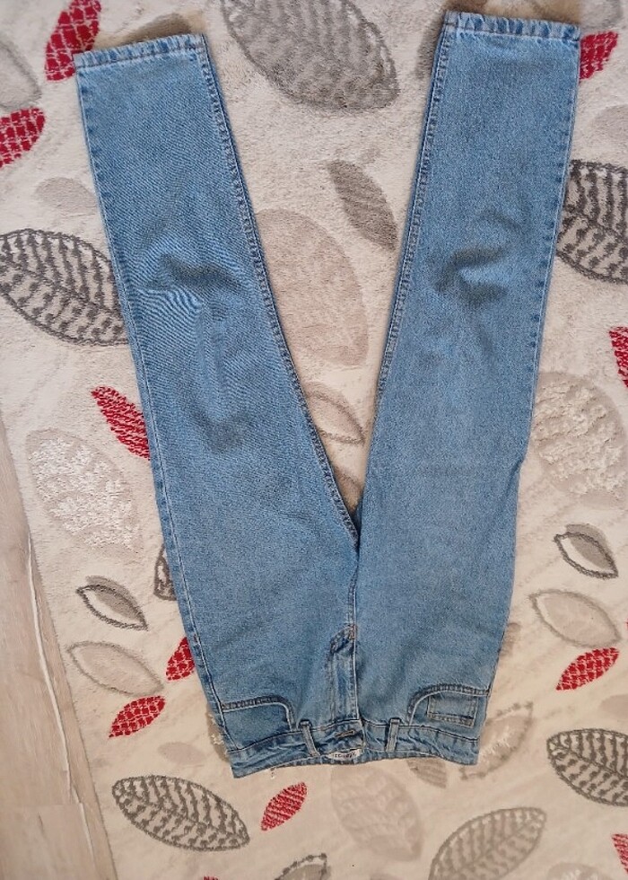 Boru paça kot pantolon - Görsel 5