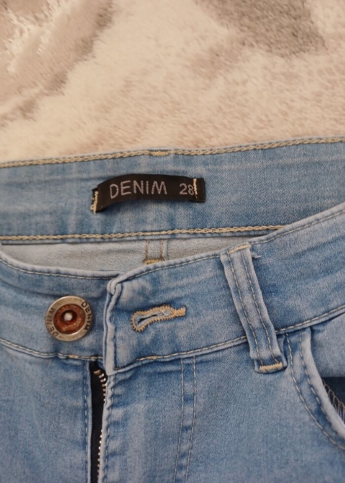 Dar paça likralı pantolon  - Görsel 3