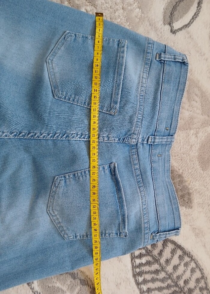 Dar paça likralı pantolon  - Görsel 5