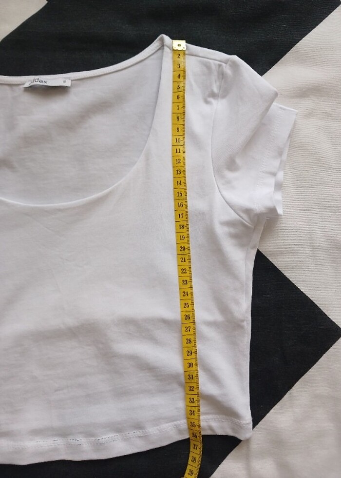 Addax beyaz crop - Görsel 5