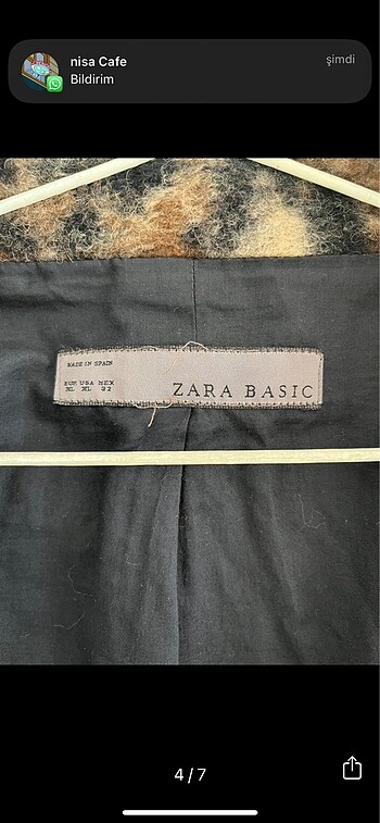 xl Beden Zara kaban