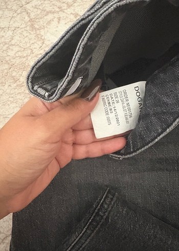 26 Beden Gri Kadın Denim Pantolon