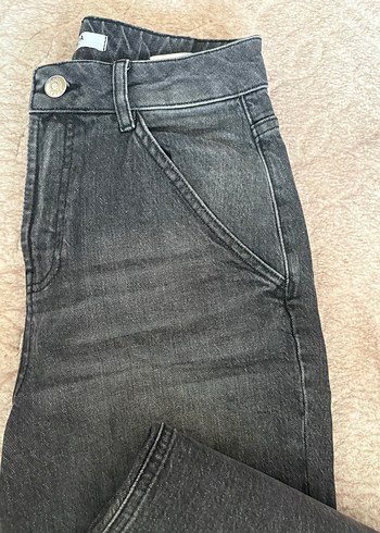 Zapa Gri Kadın Denim Pantolon