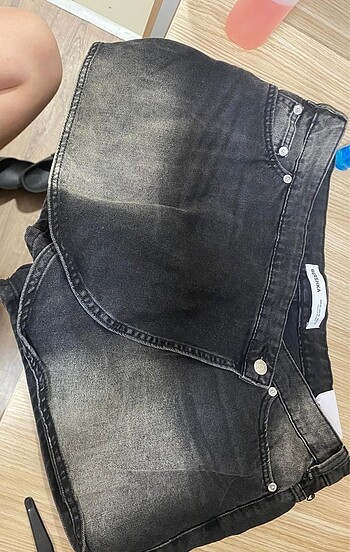 bershka büyük beden şort etek