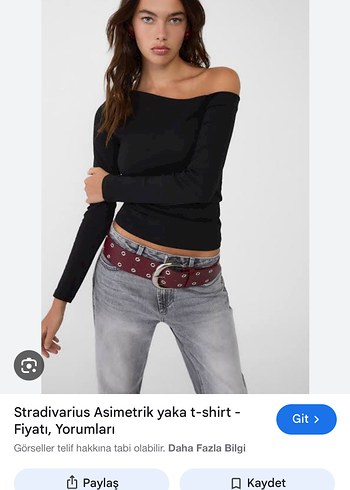 Stradivarius Stradivarius Asimetrik Yaka Bluz