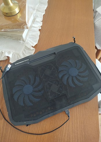 Siyah Çift Fanlı Laptop Soğutucu