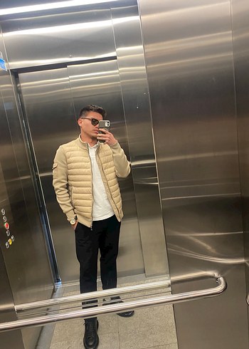 Moncler Bej Ceket