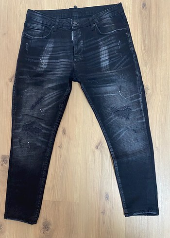 DSquared2 Dsquared Siyah Yikamali Dar Kesim Jean