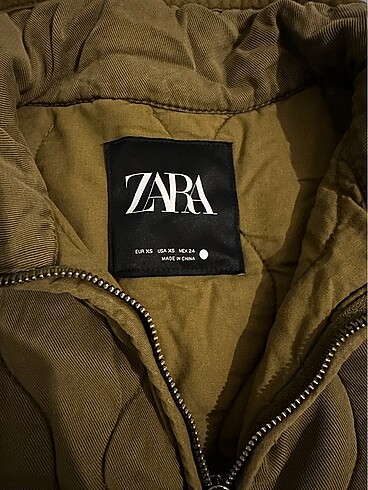 Zara Zara kadın kapitone ceket