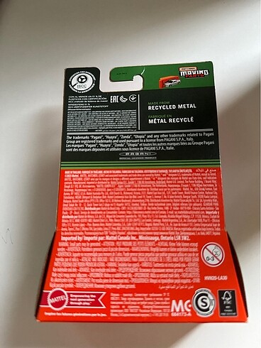  Beden Matchbox super chase pagani
