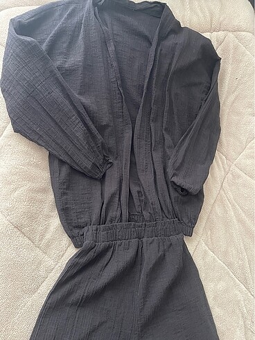 s Beden siyah Renk Kimono takım