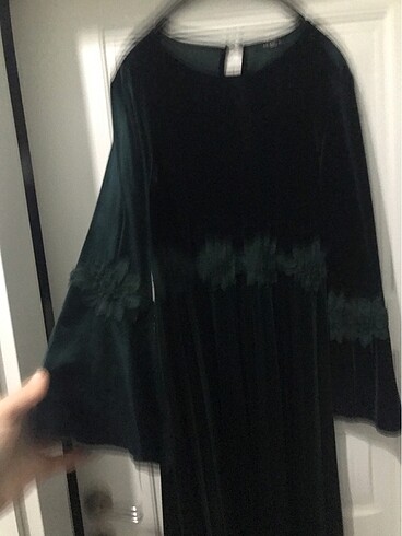 xl Beden yeşil Renk Elbise